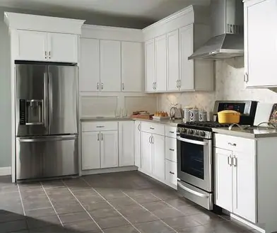Brellin White Kitchen Cabinets